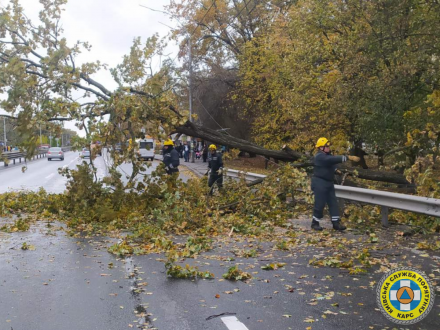 80 виїздів для ліквідації надзвичайних ситуацій відпрацювали рятувальники "Київської служби порятунку" з 23 по 29 жовтня