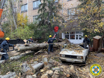 66 виїздів для ліквідації надзвичайних ситуацій відпрацювали рятувальники КАРС з 30 жовтня по 5 листопада